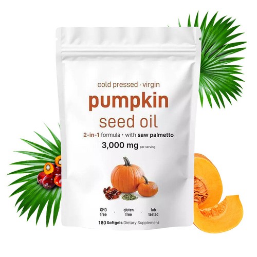 Pumpkin seed oil saw palmetto - seed,